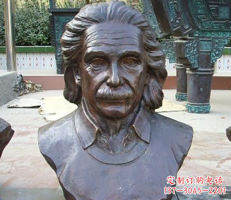 甘肃爱因斯坦铜像永恒的科学精神
