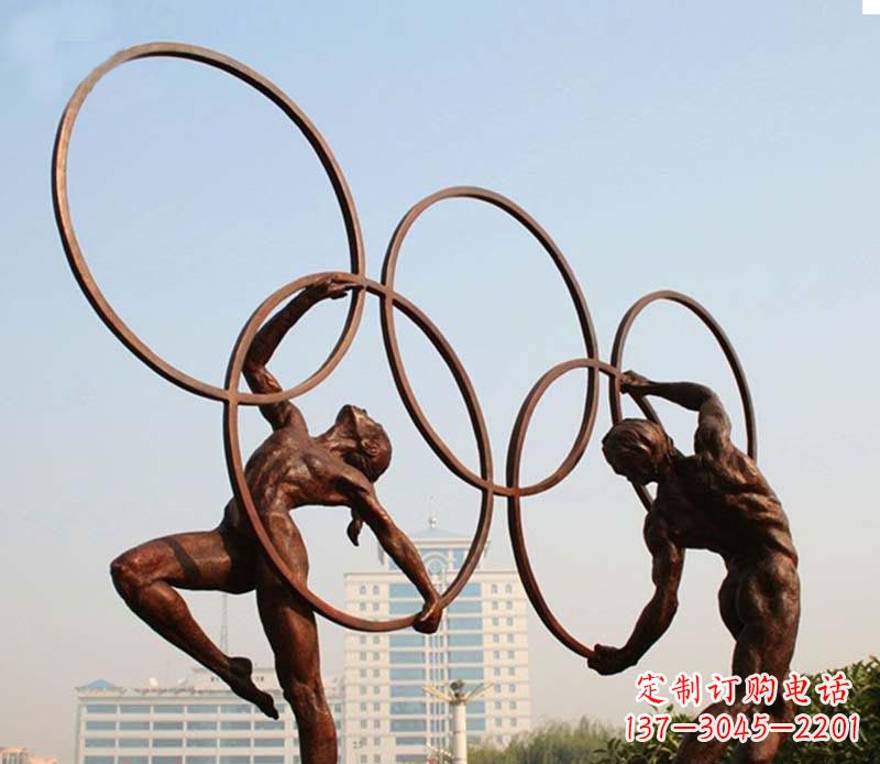 甘肃运动员铜雕精美礼品