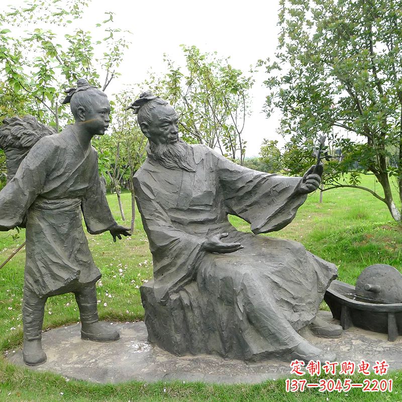 甘肃“朱耷”全新系列雕塑——传承明清文化,记录中国历史