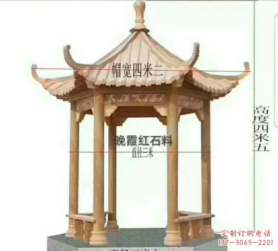 甘肃藏于凉亭的石雕之美