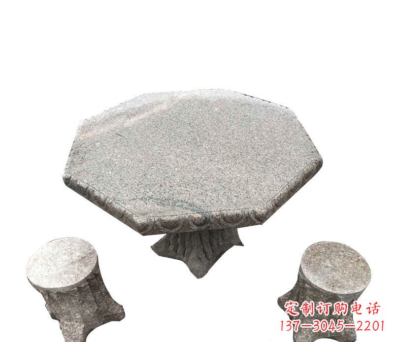 甘肃八角石桌凳系列