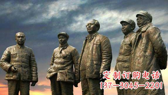 甘肃伟人铜雕——记住历史中的英雄