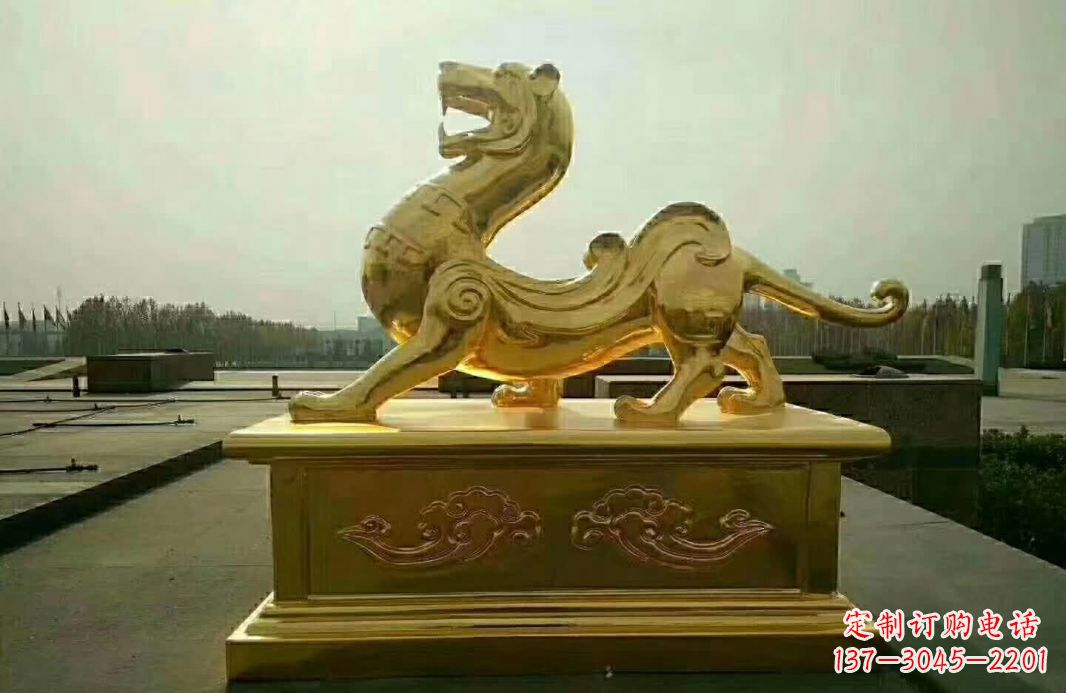 甘肃虎之精髓——精美铜质虎雕