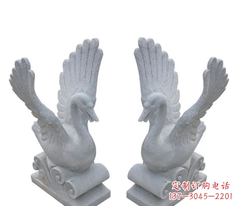 甘肃天鹅之恋石雕
