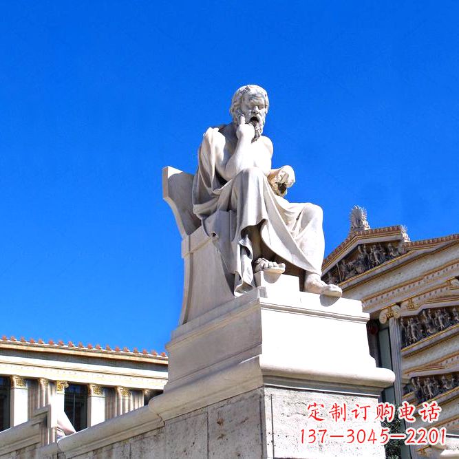 甘肃柏拉图大理石景观雕塑——完美融合现代城市文化与古典艺术
