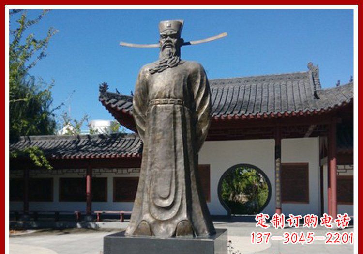 甘肃包拯铜雕传承古代文化的艺术精品