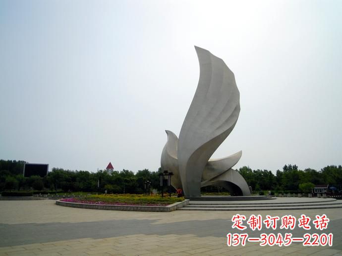 甘肃鸽子飞翔北戴河奥林匹克公园精美雕像