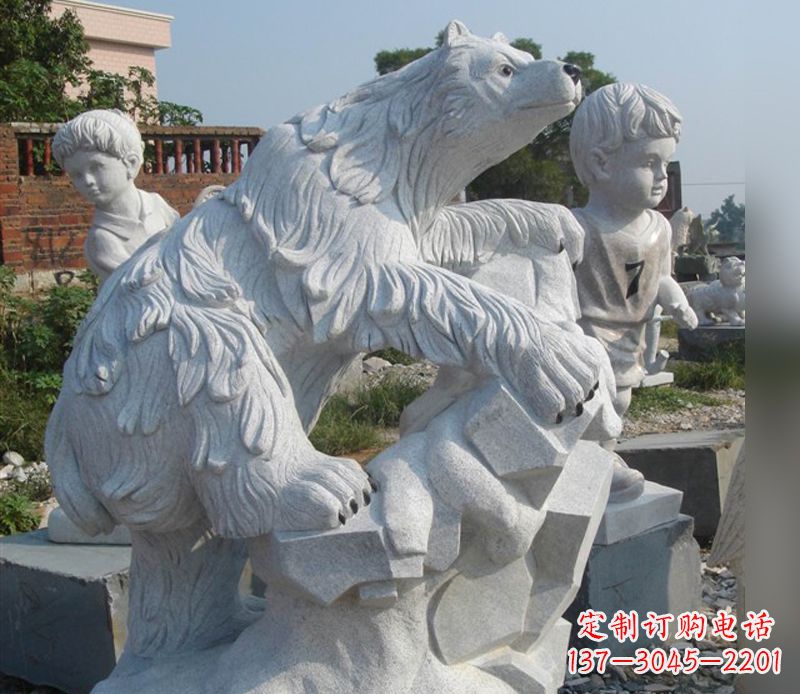 甘肃北极熊石雕