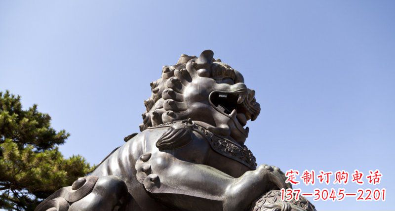 甘肃新精美铜质狮子雕塑