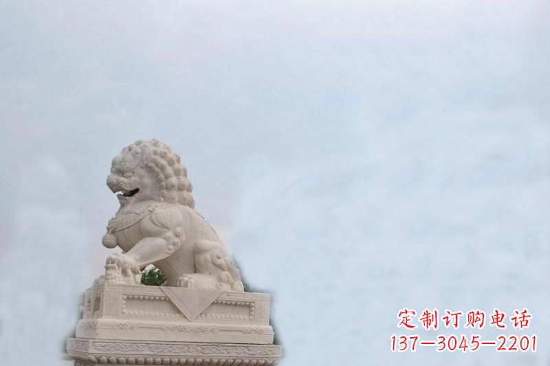 甘肃北京狮石雕大理石狮子雕塑