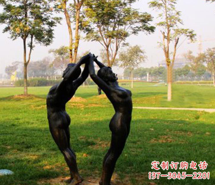 甘肃情侣之恋——让爱永不褪色的铜雕