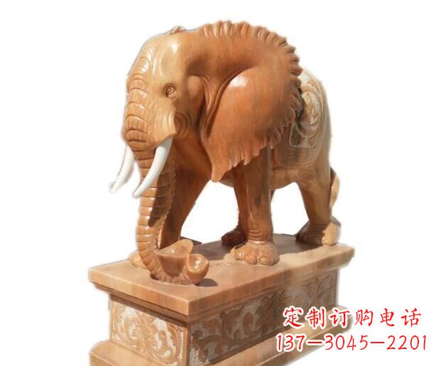 甘肃大象石雕