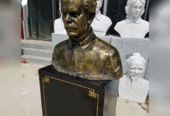 甘肃白求恩胸像荣耀中国历史精神