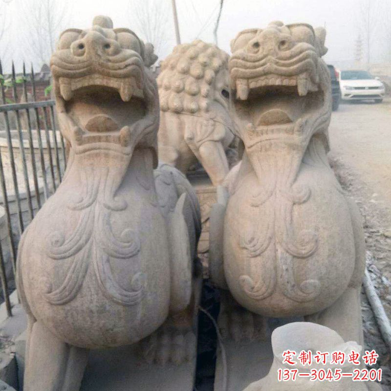 甘肃狴犴仿古石雕塑