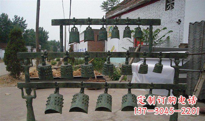 甘肃编钟仿古铜雕