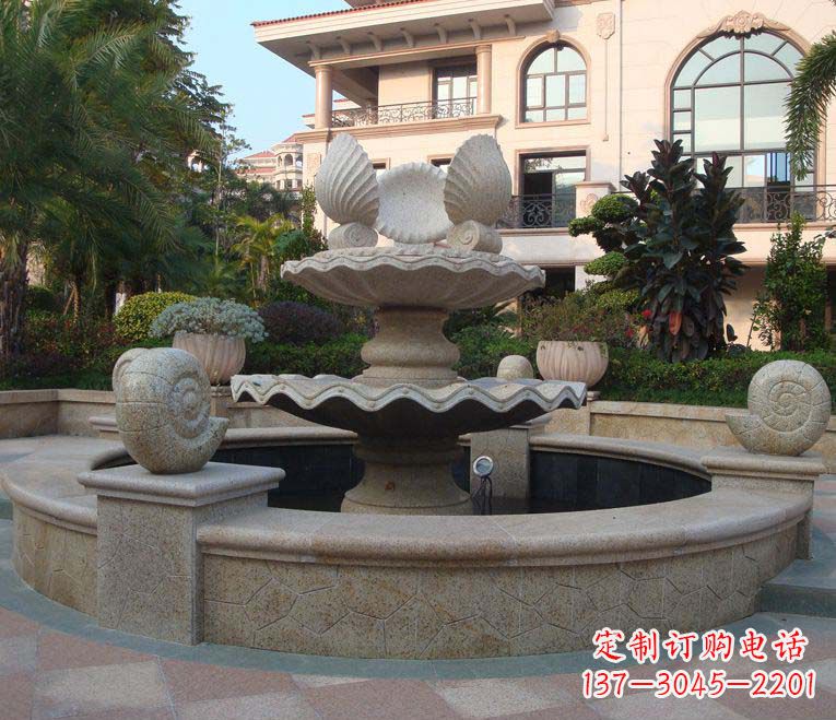 甘肃新款室外喷泉装饰景观石雕