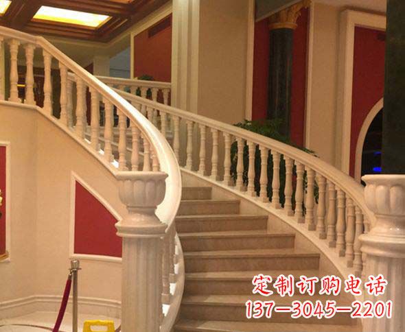 甘肃精美汉白玉石栏杆,现代设计与传统工艺的完美结合