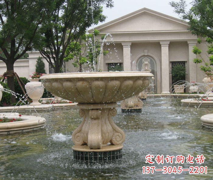 甘肃欧式喷泉石雕精致而又美观