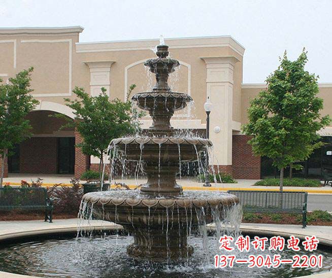 甘肃梦幻之舞多层喷泉雕塑