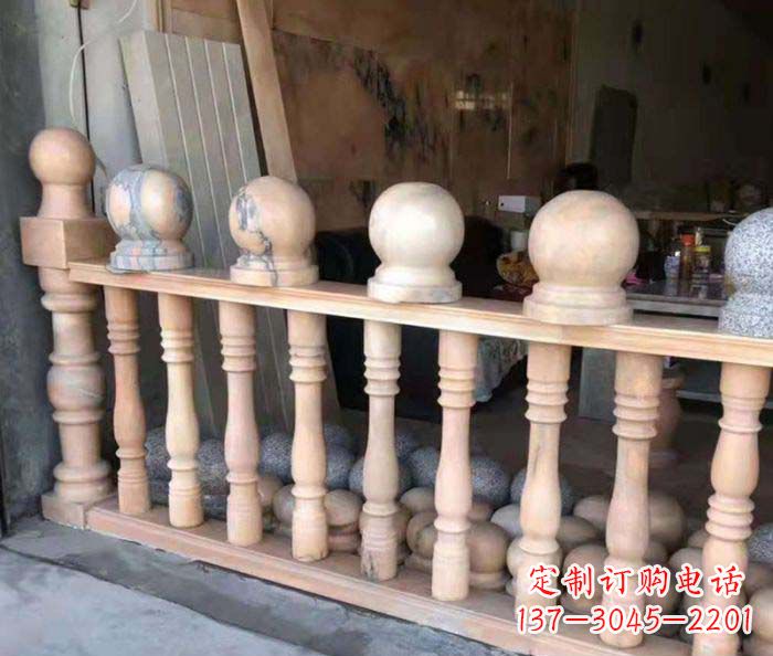 甘肃新一代景观晚霞红石栏杆