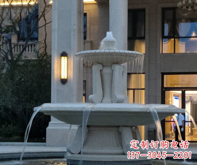 甘肃精美喷泉石雕