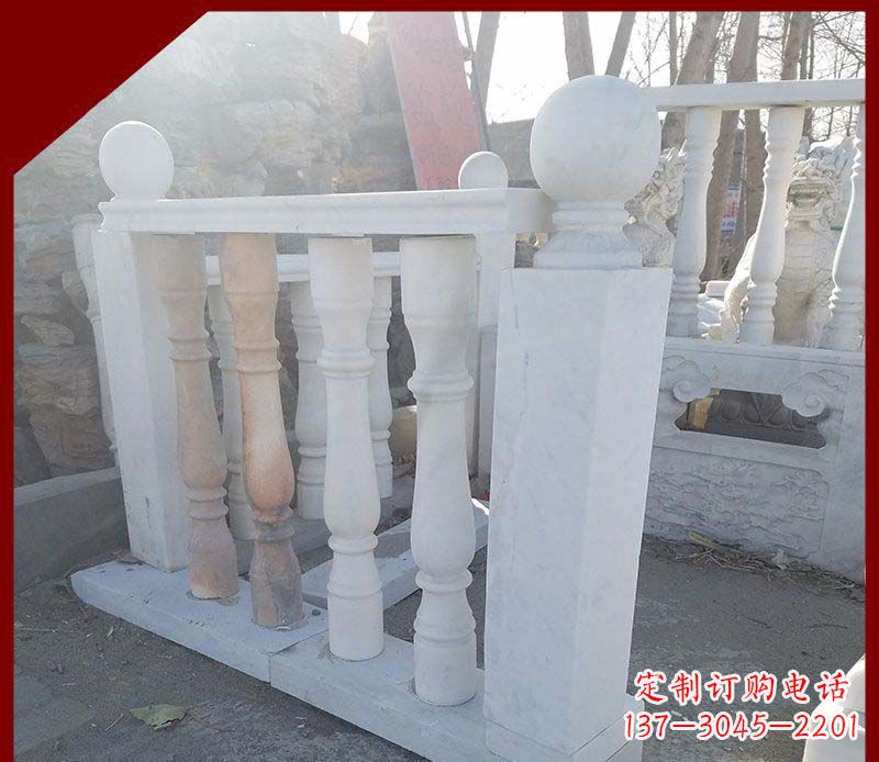 甘肃精美石雕栏杆,点缀您的别墅