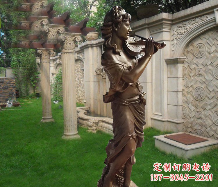 甘肃玻璃钢女人雕塑