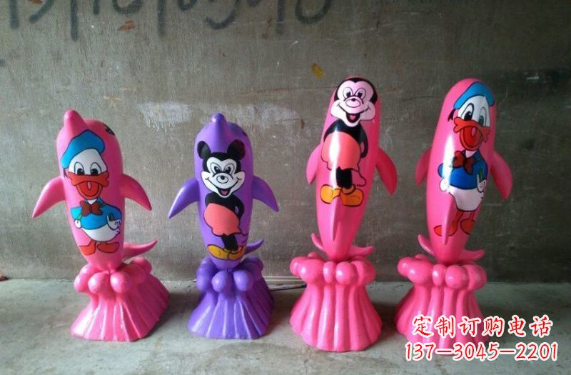 甘肃玻璃钢海豚雕塑把海洋之美带到你家