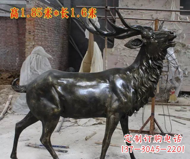 甘肃玻璃钢仿铜动物雕塑精美绝伦