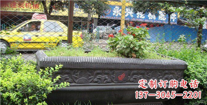 甘肃玻璃钢仿铜花盆雕塑精美工艺结合现代科技