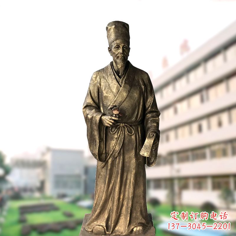 甘肃李时珍药圣的雕塑艺术