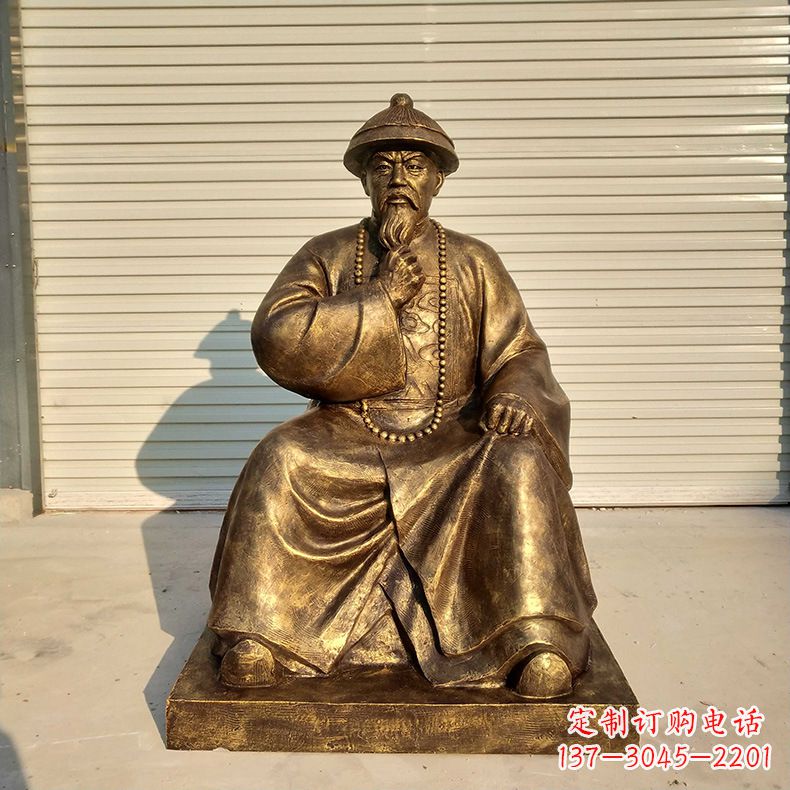 甘肃林则徐——玻璃钢仿铜雕像