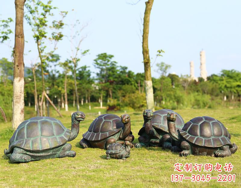 甘肃玻璃钢乌龟雕塑——融合古典和现代的精美杰作