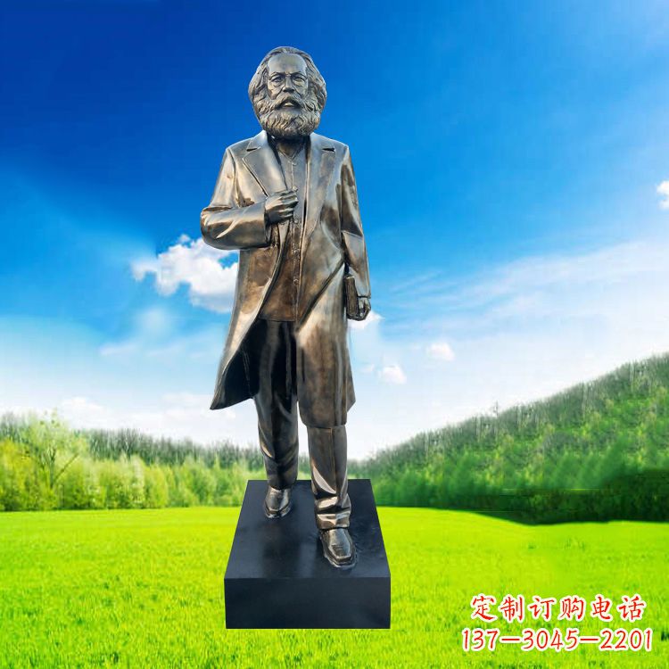 甘肃玻璃钢马克思塑像伟人的永恒记忆
