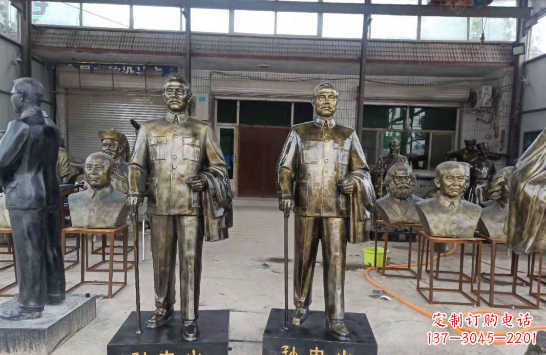 甘肃玻璃钢仿铜的孙中山雕塑——缅怀伟人,传承精神