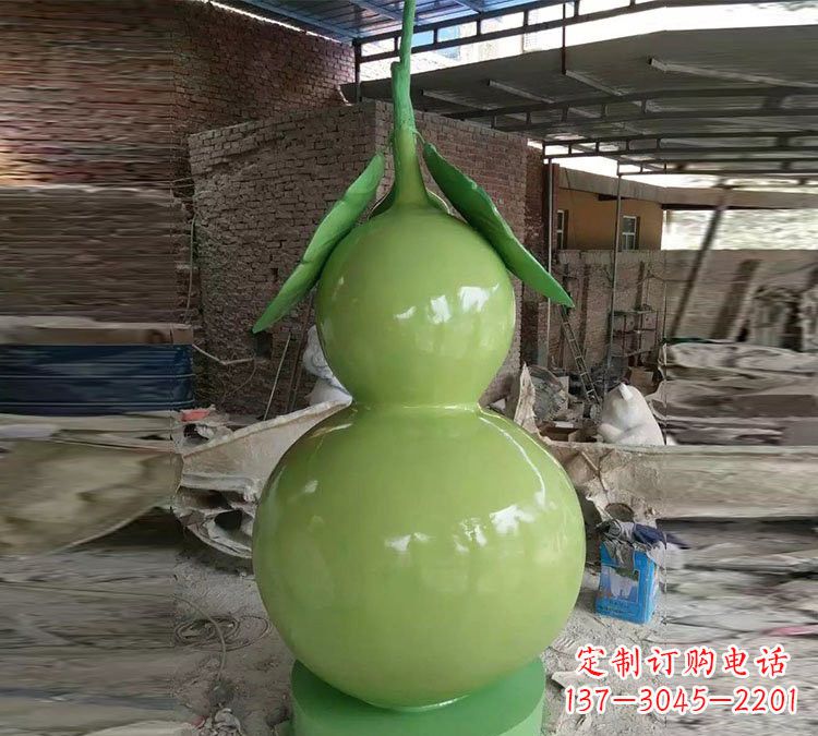 甘肃玻璃钢葫芦雕塑——艺术中的精美之作