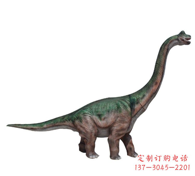 甘肃玻璃钢仿真恐龙腕龙雕塑