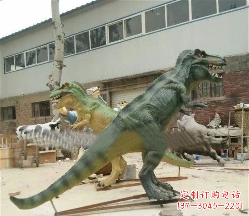 甘肃玻璃钢制作的恐龙雕塑