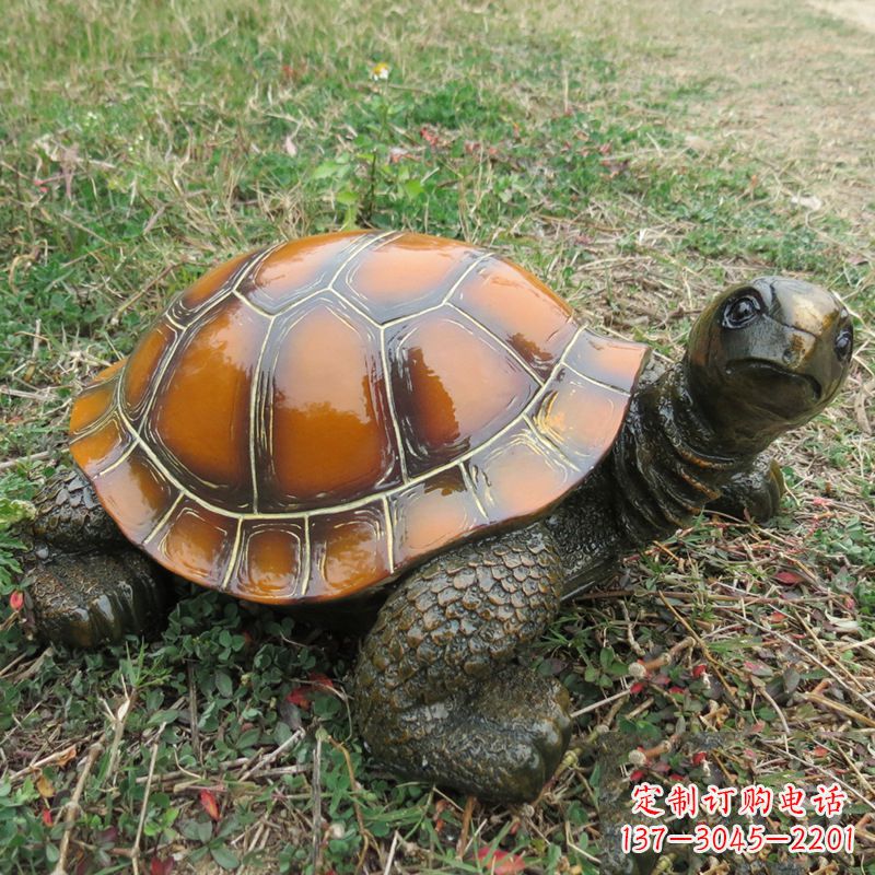甘肃玻璃钢制乌龟雕塑——艺术的精美呈现