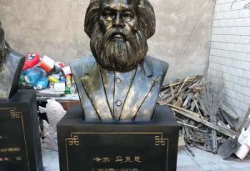甘肃玻璃钢铸就的马克思雕塑