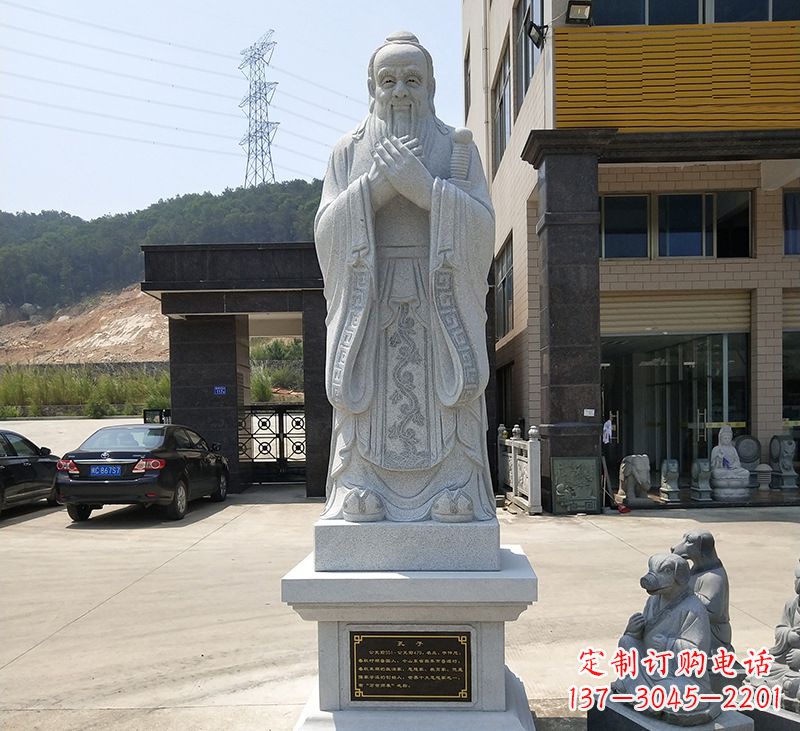 甘肃玻璃钢孔子像