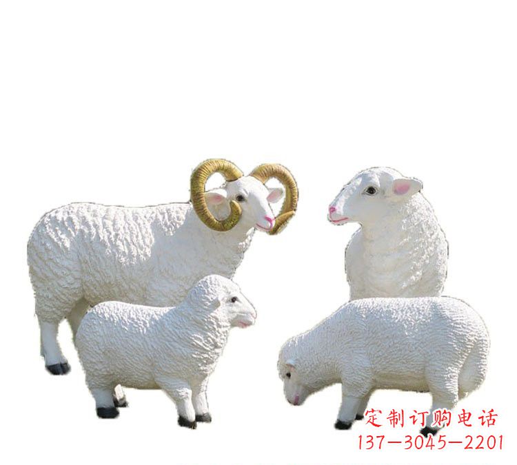甘肃玻璃钢山羊雕塑——传承藏区特色文化