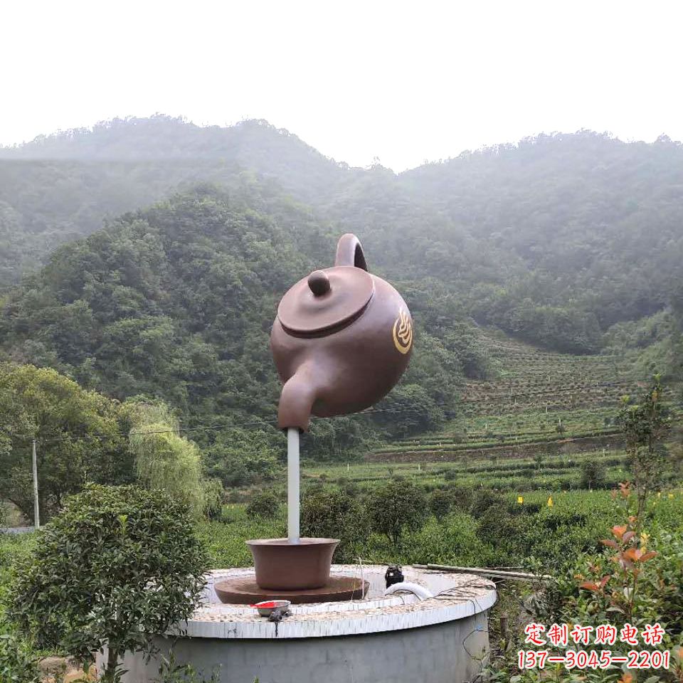 甘肃玻璃钢天壶喷泉精致而神奇的雕塑