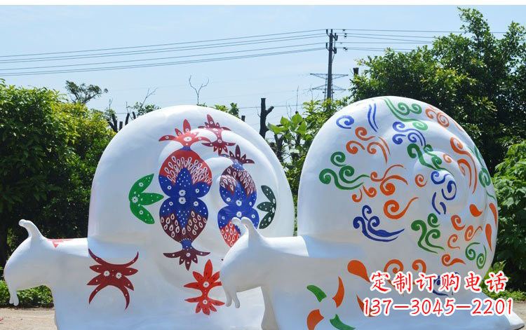 甘肃玻璃钢蜗牛一种精美的雕塑
