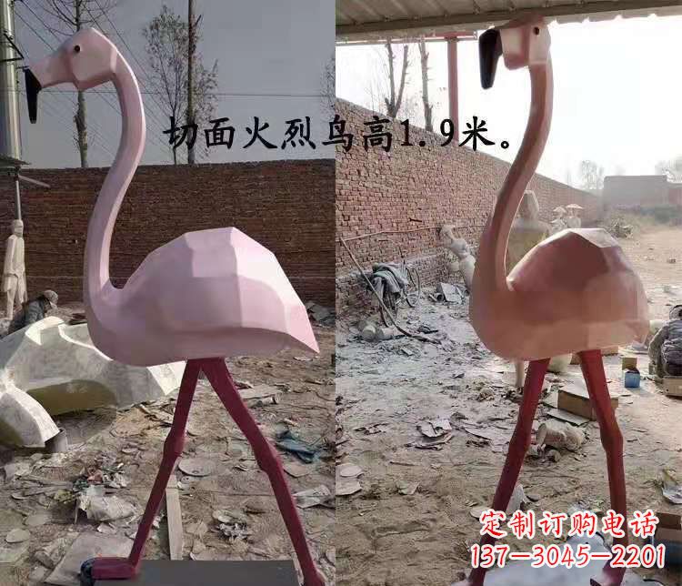 甘肃玻璃钢仙鹤雕塑——灵动的艺术美学