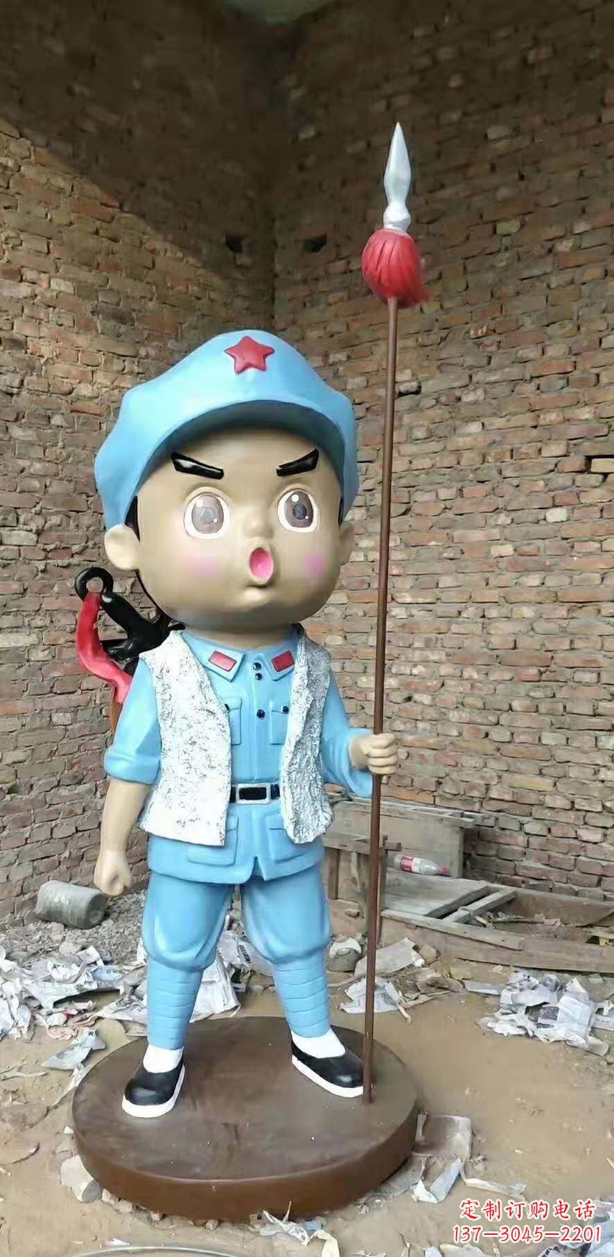 甘肃红军雕塑弘扬伟大革命精神