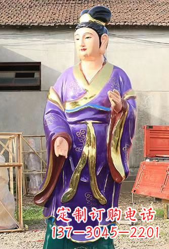甘肃玻璃钢宗教庙宇彩绘八仙神像
