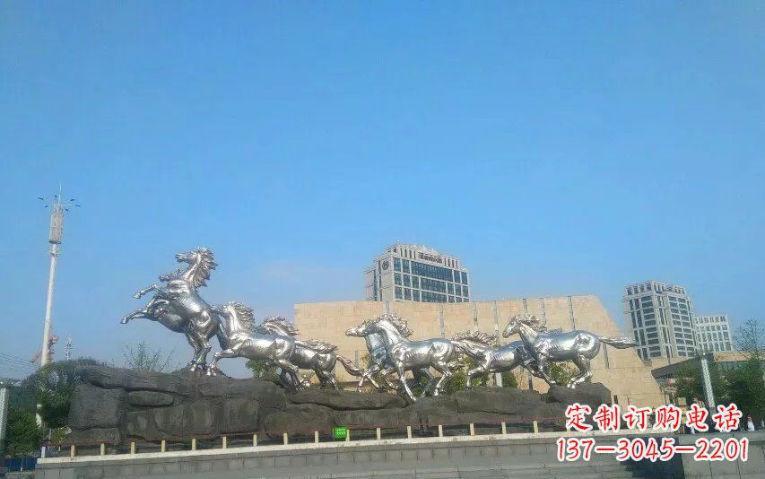 甘肃不锈钢动物雕塑精美的艺术品