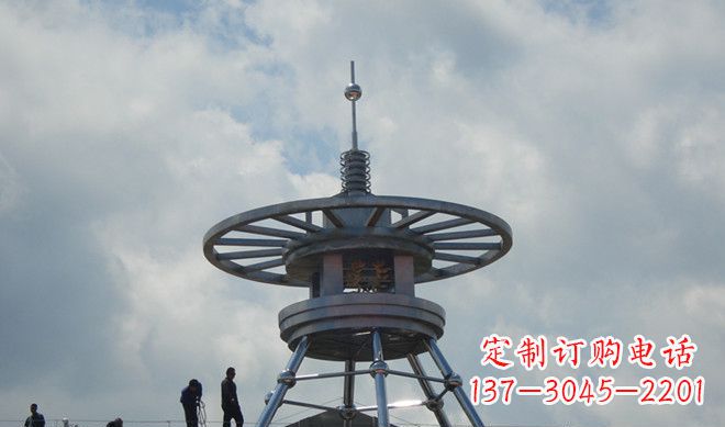 甘肃不锈钢避雷针雕塑——安全守护者