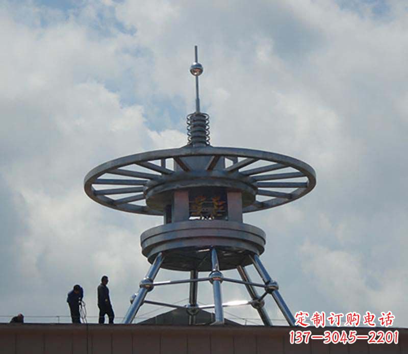甘肃不锈钢避雷针景观雕塑——安全防护与美丽结合